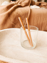Load image into Gallery viewer, Terracotta Reusable Glass Straws
